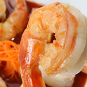 Grilled Florida Shrimp with Mango & Orange Barbecue Sauce